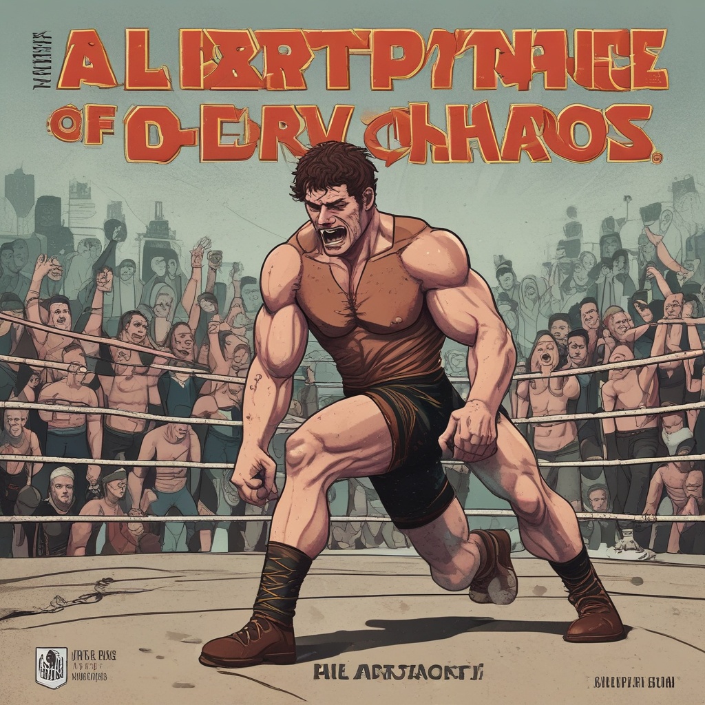 Wrestling novel book cover for All Apart of the Chaos